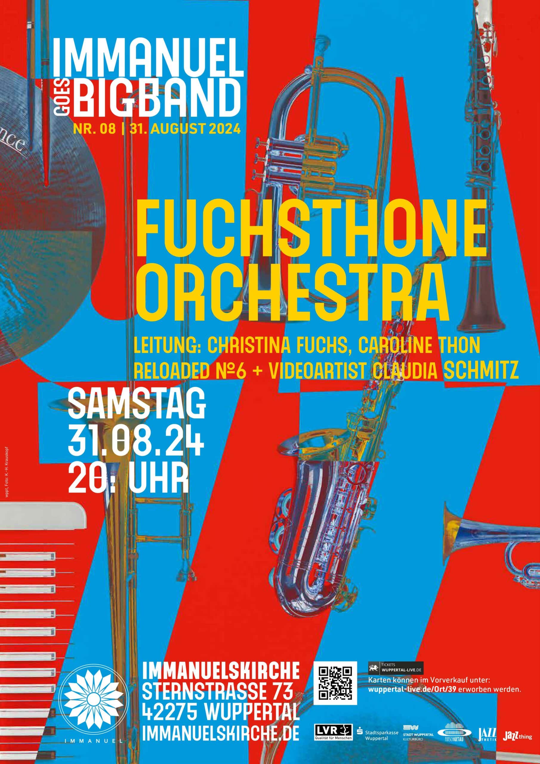 Fuchsthone Goes Immanuel / Konzertplakat