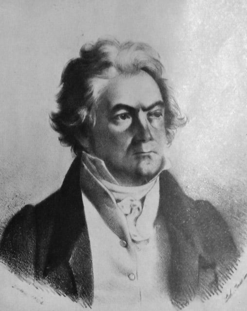 Decker, Johann Stephan (1783 - 1844), Beethoven 6, als gemeinfrei gekennzeichnet, Details auf Wikimedia Commons