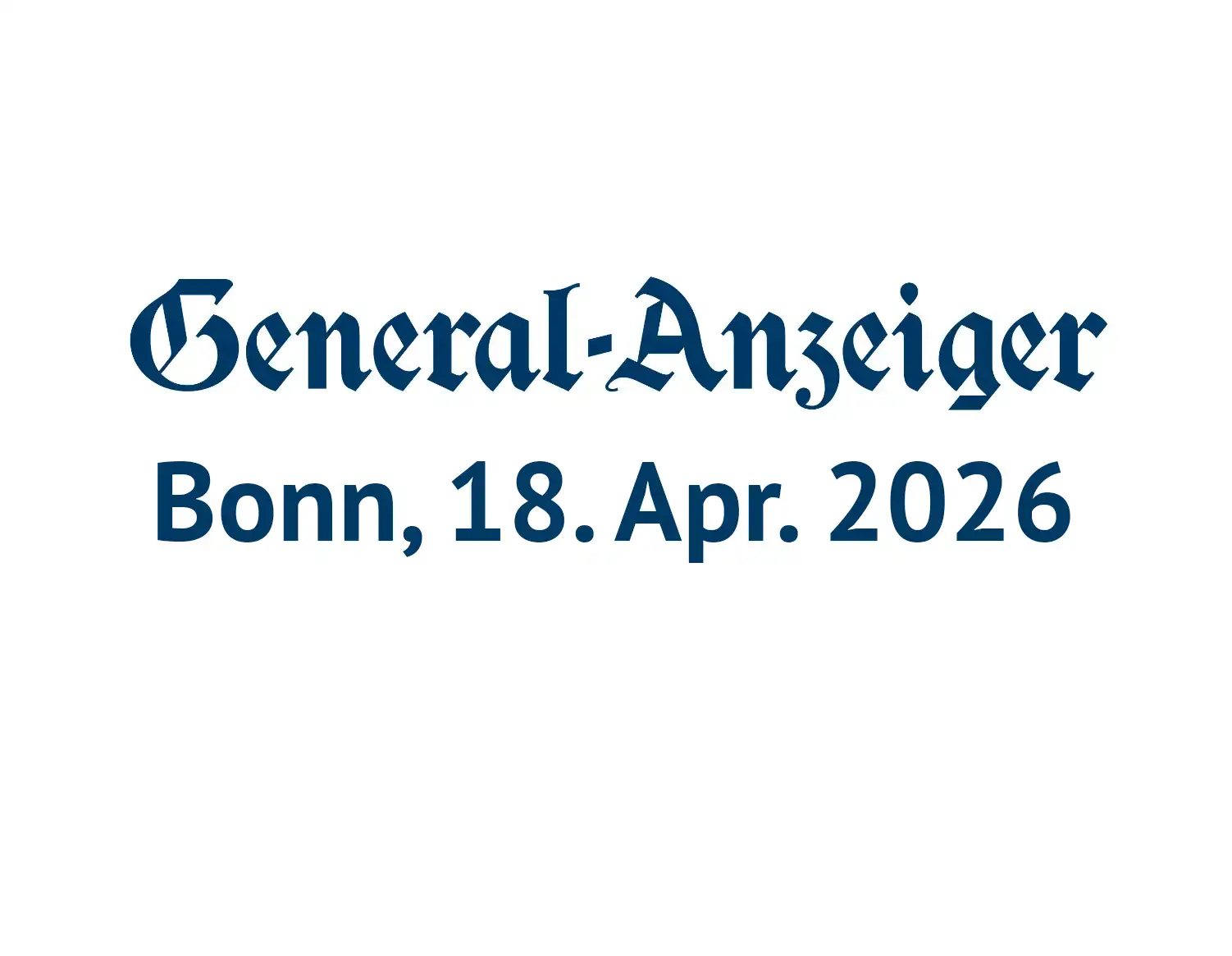 Bericht im Generalanzeiger über Large Ensembles