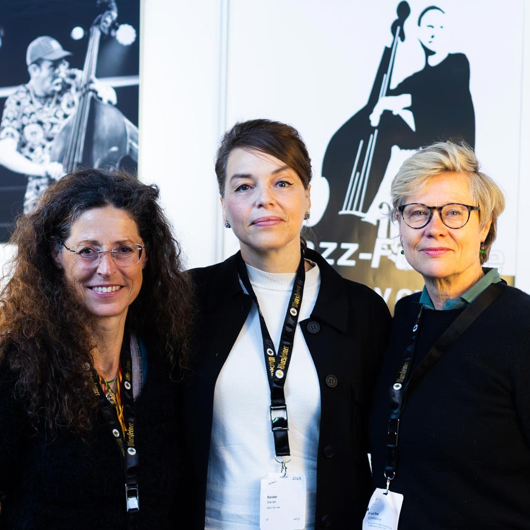 Fuchstone-Orchestra-tt Caroline Thon und Christina Fuchs auf der Jazzahead 2025 im Interview mit Sarah Seidel